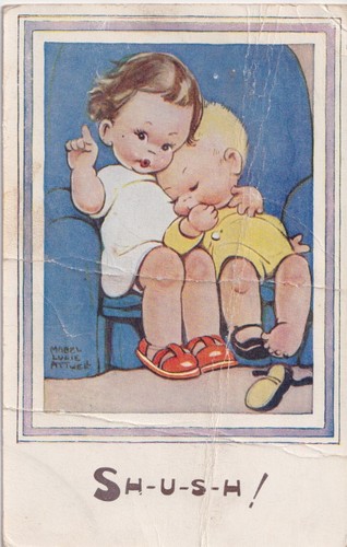Mabel lucie attwell postcard - mabel,