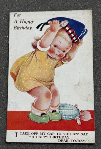 Mabel lucie attwell postcard - mabel,