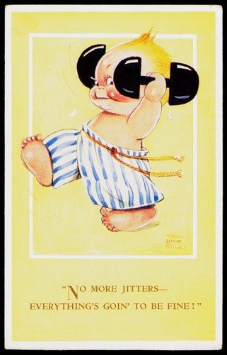 Vintage postcard mabel lucie - vintage,