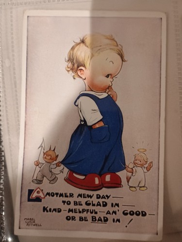 Postcard mabel lucie attwell - mabel,