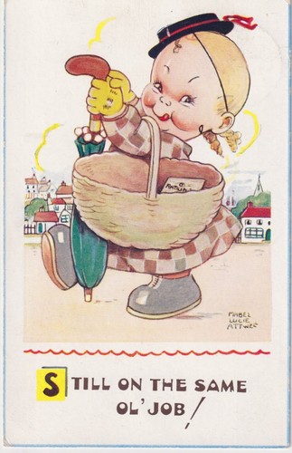 Mabel lucie attwell postcard - lucie,