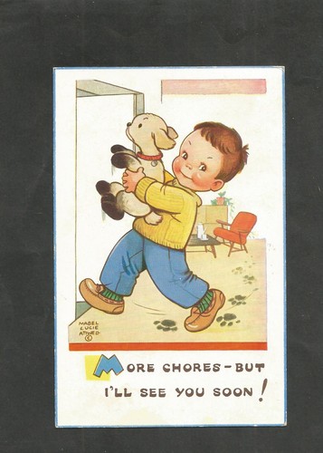 Postcard mabel lucie attwell - mabel,