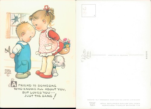 Postcard mabel lucie attwell - mabel,