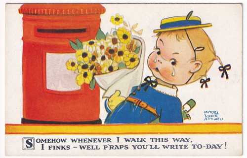 Mabel lucie attwell postcard - mabel,